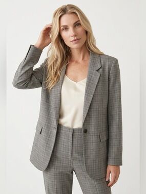 Steve Madden plaid blazer